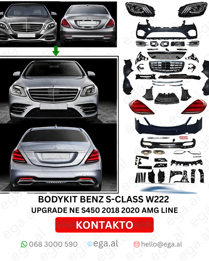 Transformoni Mercedes-in Tuaj me Bodykit S-Class W222
