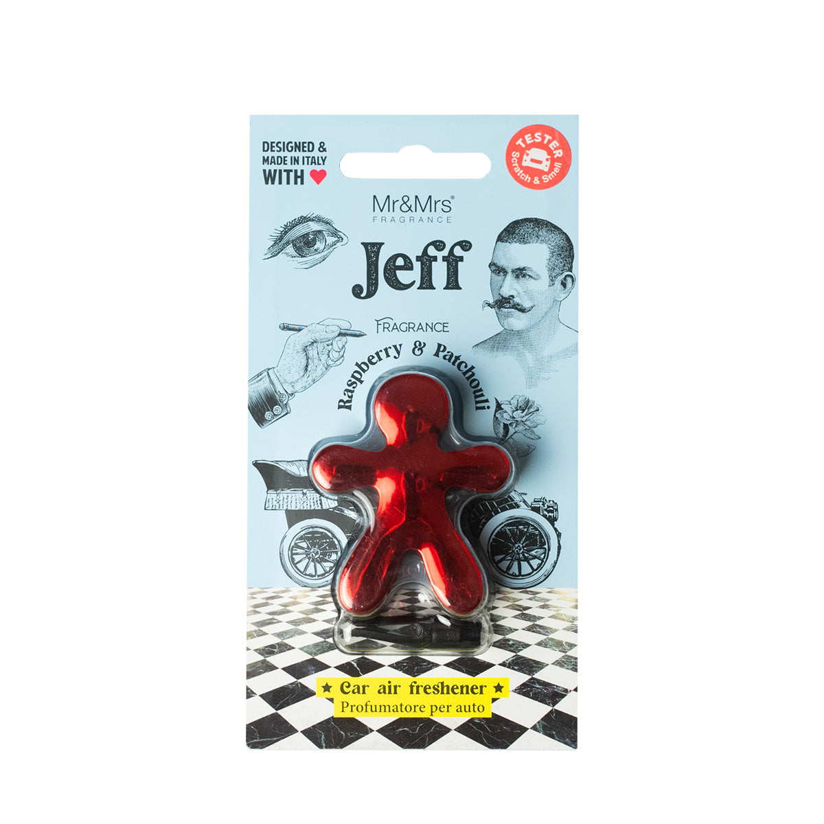 Aromë Për Makinë Mr&Mrs Fragrance Jeff Raspberry & Patchouli