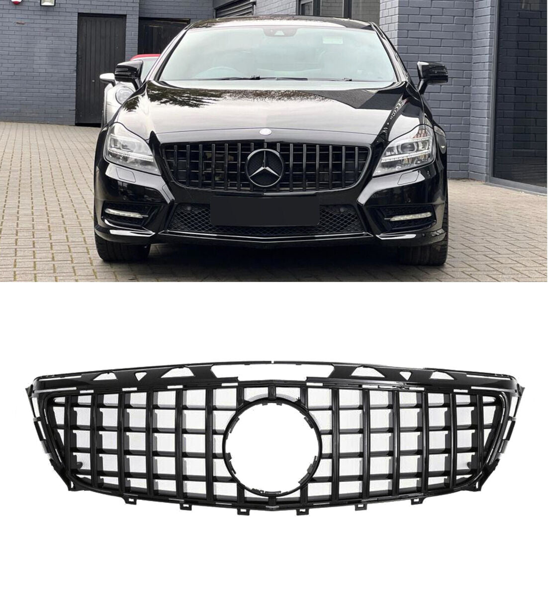 BENZ CLS W218 11-14 GT BLACK MASKARINO BLACK ORIGINAL LOGO