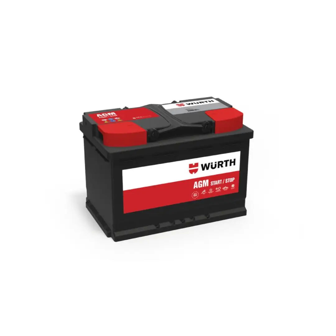 Bateri makine Wurth AGM 80Ah / 840A Start & Stop