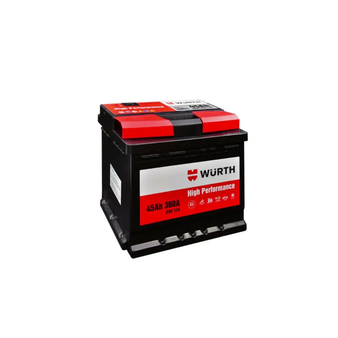 Bateri makine Wurth High Performance 45Ah / 360A
