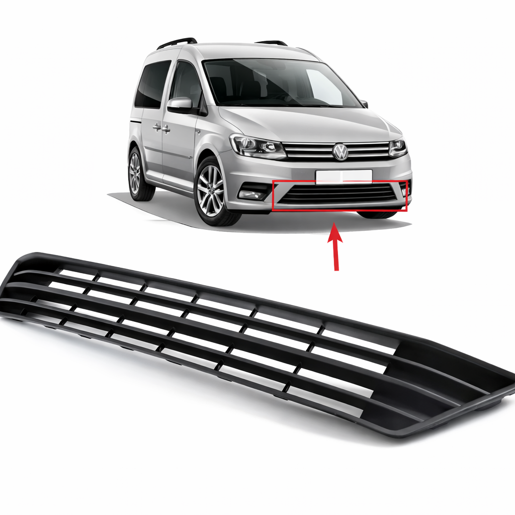 Gril Parakolpi Qendrore për VW Caddy 2015–2020