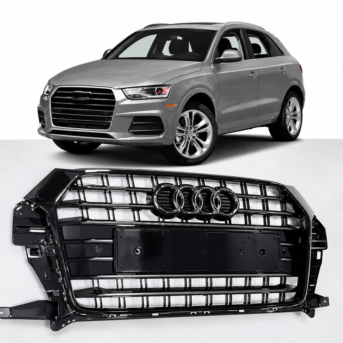 Maskarinë SQ3 Full Black për Audi Q3 2016–2018