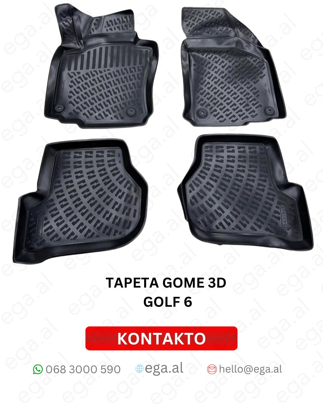 Tapeta Gome 3D për VW Golf 6