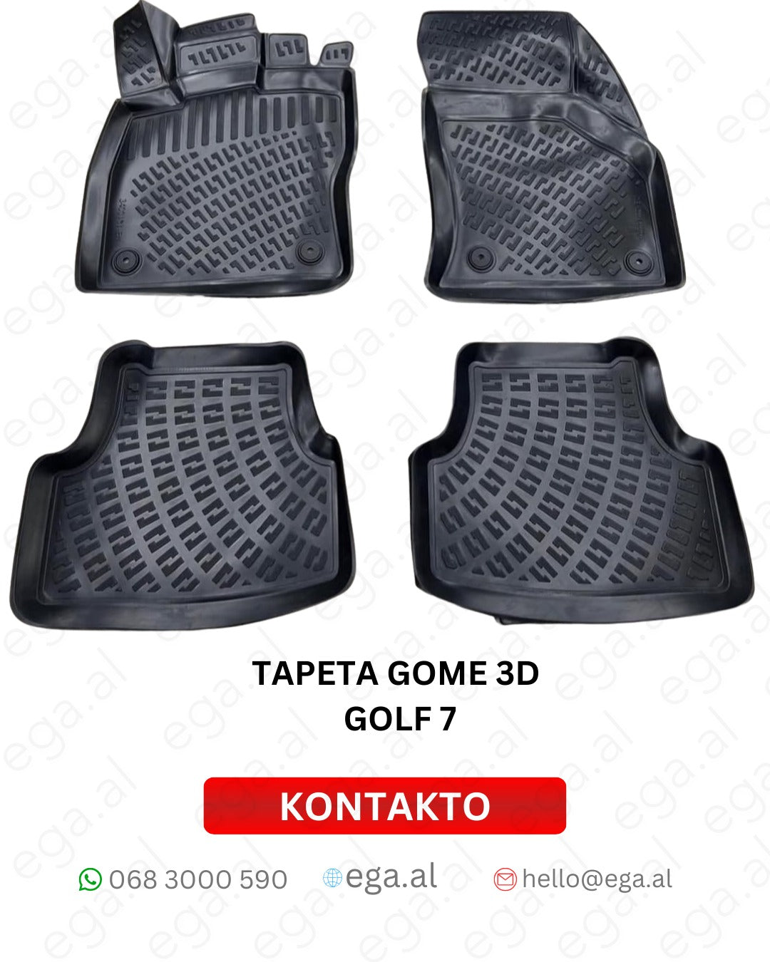 Tapeta Gome 3D për VW Golf 7