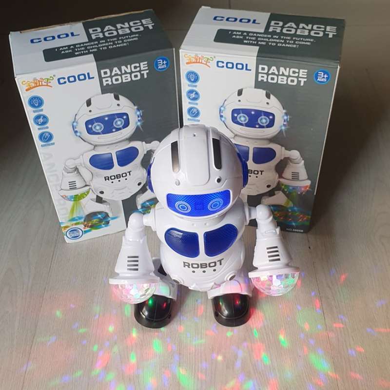 Robot Kërcimtar me Drita dhe Muzikë